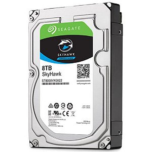 ST8000VX0022 - HD Vigilância Seagate SKYHAWK 8TB 3,5" SATA 6GB/S