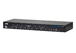 CS1788 Comutador KVM USB DVI de 8 portas com link duplo / áudio