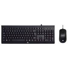 30652 KIT Teclado e Mouse USB Gamer Km100 Preto Hp