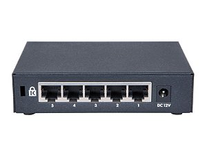 Switch 1420 Não Gerenciável 5G com 5 portas 10/100/1000 BASE-T RJ-45 - HPE / JH327A