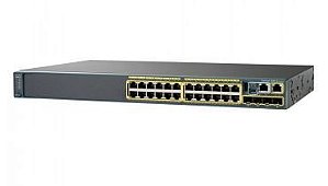 Switch Cisco Catalyst 2960-X 24 GigE PoE 370W, 4 x 1G SFP, LAN Base / WS-C2960X-24PS-BR