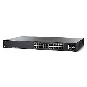 Switch Cisco Gigabit Smart 26 Portas 10/100/1000Mbps / SG220-26-K9