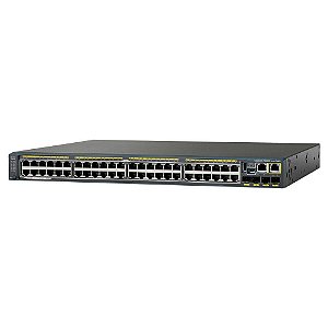 Switch Cisco Catalyst 2960-X 48 portas GigE 10/100/1000 PoE 740W, 2x 10G SFP+, LAN Base / WS-C2960X-48FPD-LB-BR