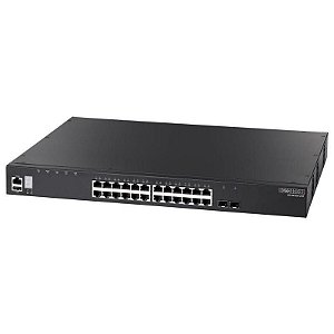 Switch Edge-Core 24 Portas 10/100/1000 PoE + 2 SFP+ - 2 EXP. Gerenciável L2/L3/L4 - ECS4620-28P