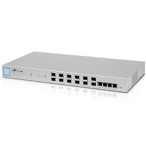 Switch UniFi Ubiquiti 12portas RJ45 + 2p SFP 10Gb - US-16-XG