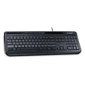 ANB-0005 Teclado Microsoft Multimidia Wired 600 USB Preto