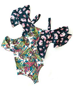 Body Feminino Estampado - Adulto/mãe