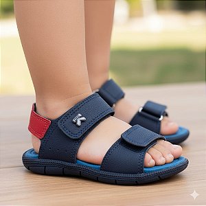 Papete Infantil Klin Tic Tac Casual Azul