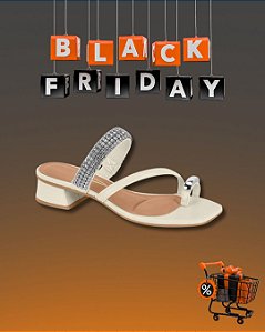 Tamanco Vizzano Cristal Branco Off