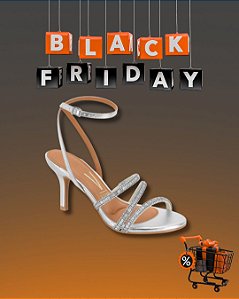 Sandália Vizzano Metal Premium Prata