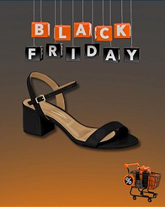 Sandália Pelica Preta