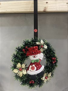 Guirlanda pequena com papai noel