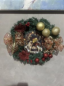 Guirlanda média com retrato