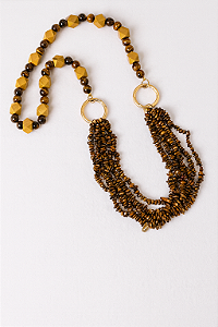 COLAR DE MESA OLHO DE TIGRE