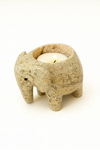 PORTA VELA ARQUÉTIPO ELEFANTE ÔNIX PAQUITANÊS