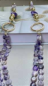 COLAR DE MESA AMETISTA