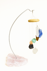 SINO DE MESA BASE QUARTZO ROSA