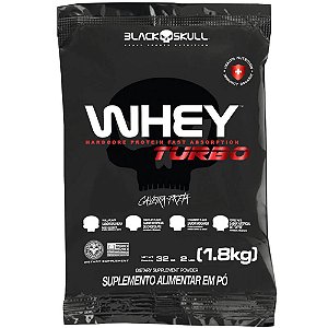 Whey Turbo Refil (1,8kg) Black Skull  (Caramelo)