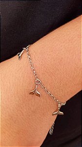 Pulseira Calda de Sereia em Inox Feminina