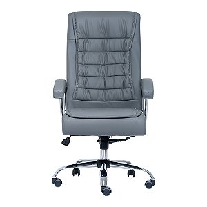 Cadeira Escritório BIG Presidente PU Cinza