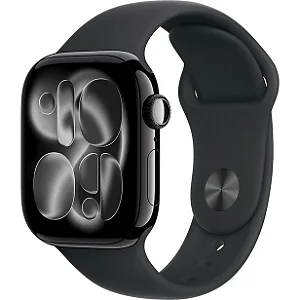 Apple Watch S11 (GPS) Caixa Alumínio Jet Black 42MM Pulseira Esportiva Black s/M MEQT4LW
