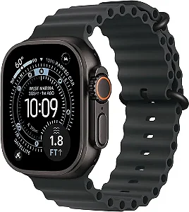 Apple Watch Ultra 3 GPS+Cellular 49MM Caixa Titânio Black Pulseira Ocean Band MF0J4LW