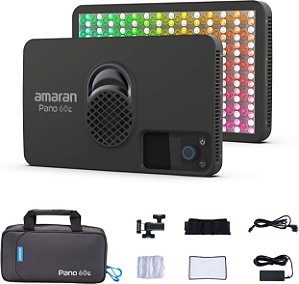 Amaran Kit Pano 60c Painel De Luz Colorido Rgbww Compacto De 60