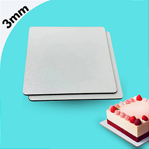 Cakeboard Quadrado Branco 30x30cm