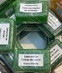 Sabonete Sulfuroso Folhas de Louro - "Chama Dinheiro"