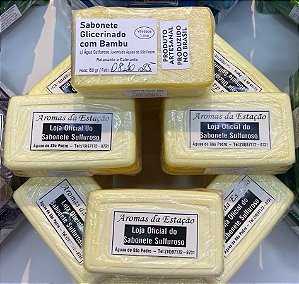 Sabonete Glicerinado com Bambu - Relaxante e Calmante