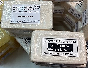 Sabonete Glicerinado com Leite de Cabra
