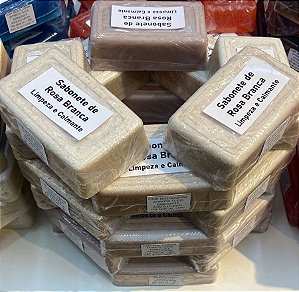 Sabonete Sulfuros Rosa Branca - Limpezae Calmante