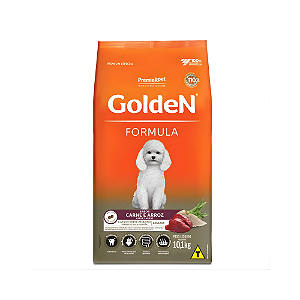 Ração Golden Form Cão Adulto Pequeno Mini Bits Carne 10,1kg