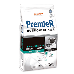 Ração Premier Nutri. Clín. Cão Hipoalergênico Pequeno 10,1kg