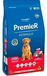 Ração Premier Formula Cães Adultos Raças Grandes e Gigantes Carne 15 kg