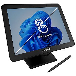 Monitor TouchScreen 15.6 Wide Hdmi Vga Bivolt Com Caneta