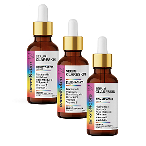 KIT 3 SERUNS CLAREADORES - CLARESKIN - PH MASC