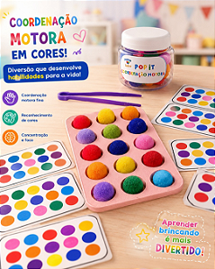 KIT POP IT SEQUÊNCIA DE CORES