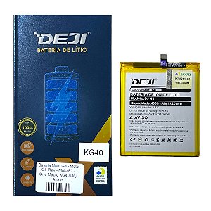 Bateria Moto G8 - Moto G8 Play - Moto E7 - One Macro KG40  Deji Anatel