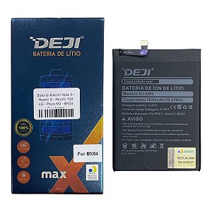 Bateria Xiaomi Note 9 - Redmi 9 - Redmi 10X 4G - Poco M2 - BN54 Deji Anatel