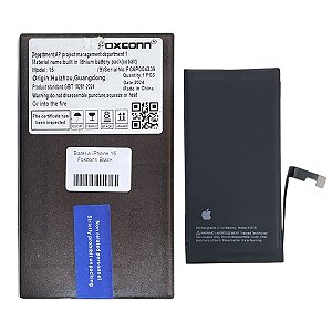 Bateria Apple iPhone 15 Foxconn Black