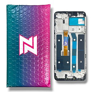 Frontal Tela LG K42 - K62 - K62 Plus IPS LCD NN C- Aro