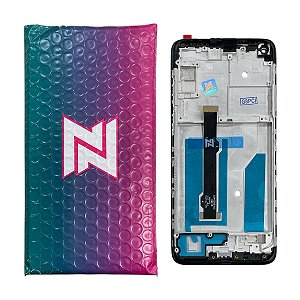 Frontal Tela Motorola Moto G8 IPS LCD NN C- Aro