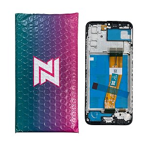 Frontal Tela Samsung A02s IPS LCD NN C- Aro
