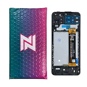 Frontal Tela Samsung A13 4G - M13 PLS LCD NN C- Aro