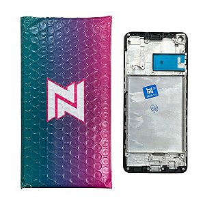 Frontal Tela Samsung A21s PLS LCD NN C-Aro