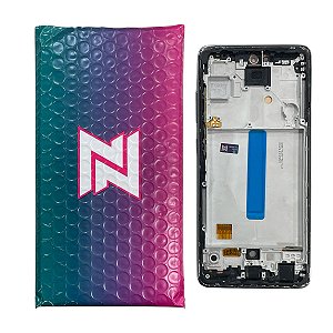 Frontal Tela Samsung A52 5G - A52s Preto Oled NN C- Aro