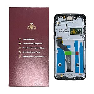 Frontal Tela Motorola Moto G7 Play IPS LCD WeKeep  C- Aro