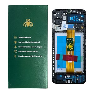 Frontal Tela Samsung A04s PLS LCD WeKeep C- Aro