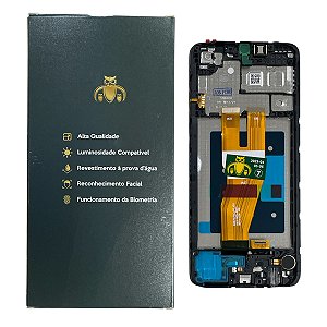 Frontal Tela Samsung A05 PLS LCD WeKeep C- Aro